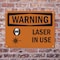 Signmission Radiation & Laser Sign, 7 in H x 10 in W, Plastic, Rectangle OS-2PACK-WS-P-710-L-12231 - alternate 7